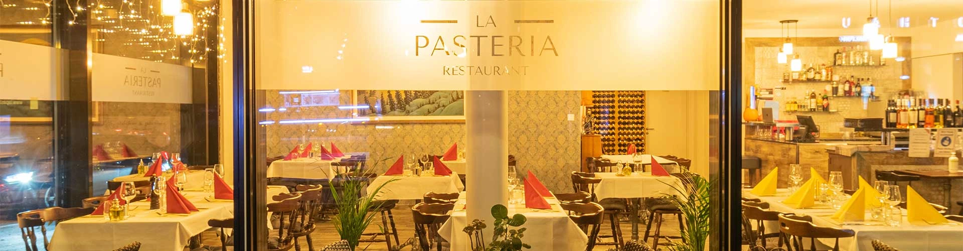 Interior view of La Pasteria Kriens restaurant Restaurant La Pasteria Kriens Interior